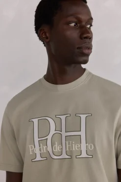 Pedro del Hierro Camiseta logo Verde Online