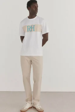 Pedro del Hierro Camiseta logo Blanco New