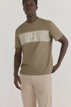 Pedro del Hierro Camiseta logo Verde New