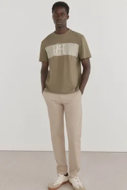 Pedro del Hierro Camiseta logo Verde New