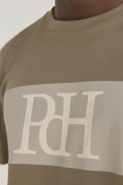 Pedro del Hierro Camiseta logo Verde New