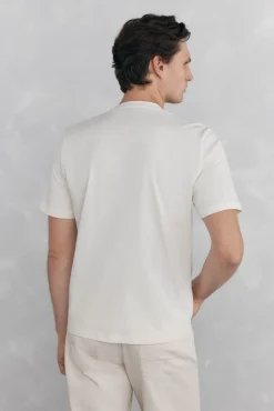 Pedro del Hierro Camiseta logo Crudo Clearance
