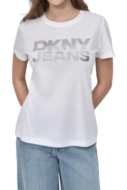DKNY Camiseta logo blanco