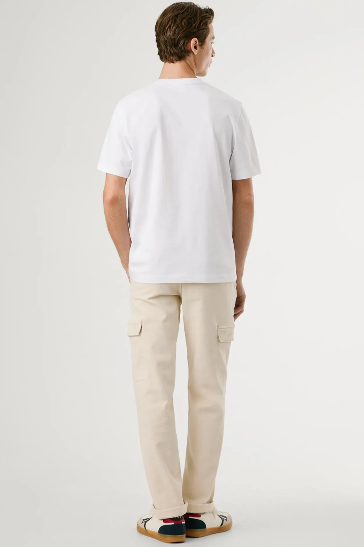 Pepe Jeans Camiseta Logo Estampado Fit Regular blanco Online