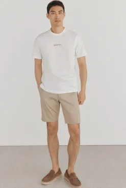 Pedro del Hierro Camiseta logo posicional Blanco Outlet
