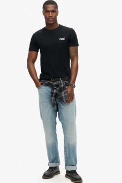 Superdry Camiseta logo negro