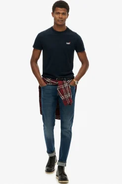 Superdry Camiseta logo azul New