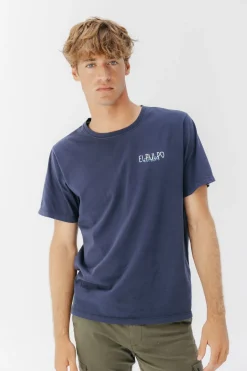 elPulpo Camiseta logo tejido Azul marino Outlet