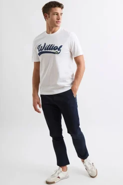 Williot Camiseta Logo Vintage Blanco Discount