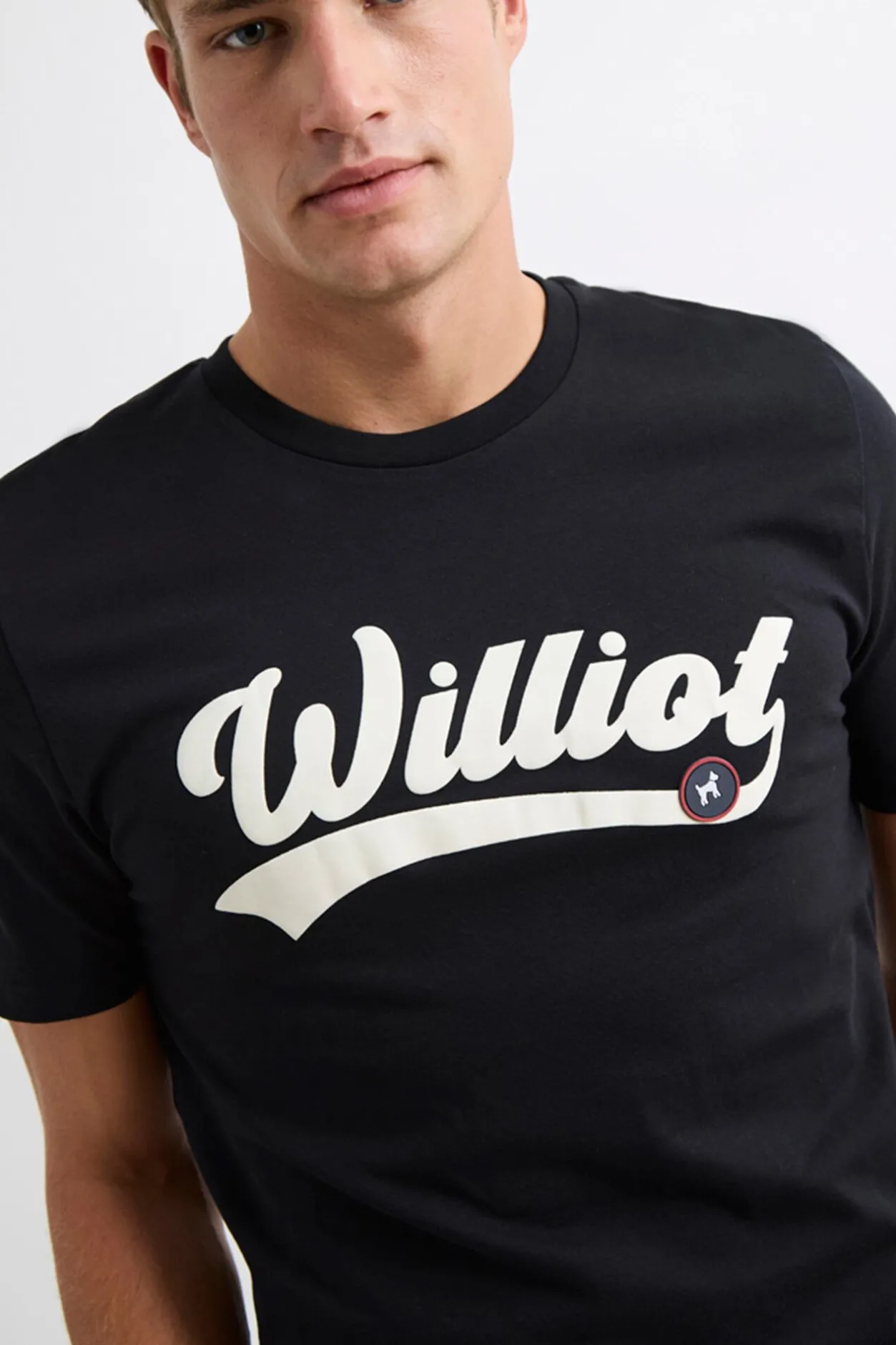 Williot Camiseta Logo Vintage Negro Clearance