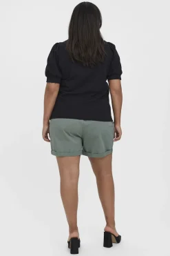 Vero Moda Curve Camiseta manga 2/4 Curve Negro Clearance