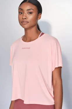 Dash and Stars Camiseta manga corta boxy naranja rojo Clearance