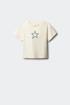 Springfield Kids Camiseta manga corta estrella niña blanco Best