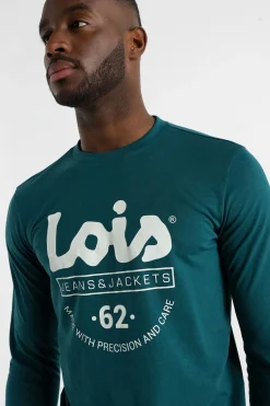 Lois Camiseta Manga Larga verde Online