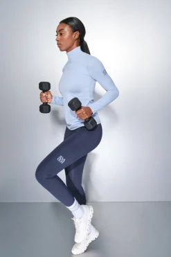 Dash and Stars Camiseta manga larga bebé azul New