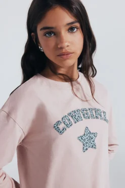 Springfield Kids Camiseta manga larga cowgirl niña rosa