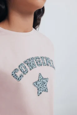 Springfield Kids Camiseta manga larga cowgirl niña rosa