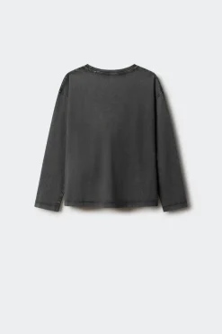 Springfield Kids Camiseta manga larga Rolling stones niña. gris Hot