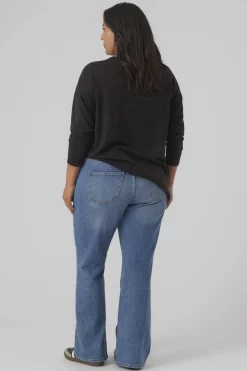 Vero Moda Curve Camiseta manga larga talla grande Negro Outlet