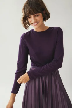 Vila Camiseta manga larga térmica Morado