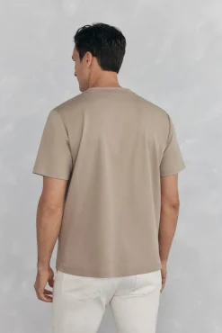 Pedro del Hierro Camiseta mercerizada Beige Online