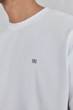 Pedro del Hierro Camiseta mercerizada Blanco Discount
