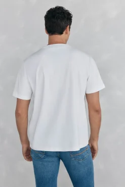 Pedro del Hierro Camiseta mercerizada Blanco Discount