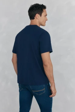 Pedro del Hierro Camiseta mercerizada Azul Outlet