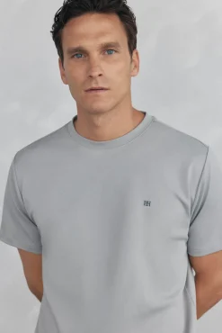 Pedro del Hierro Camiseta mercerizada Gris