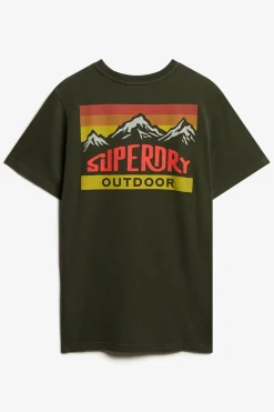 Superdry Camiseta Mountain relaxed verde New
