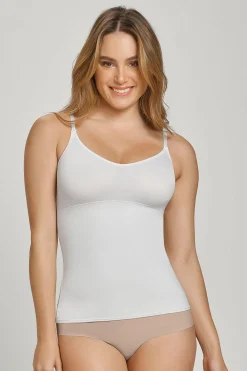 Leonisa Camiseta multiusos de control de abdomen blanco