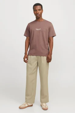 Jack & Jones Camiseta original studio marr&oacute;n Hot