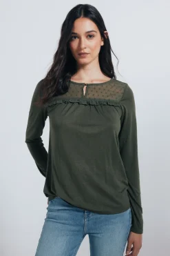 Springfield Camiseta plumetti volante kaki Online