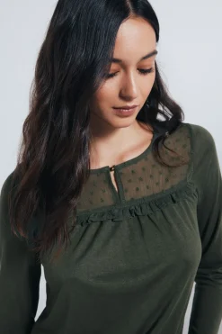 Springfield Camiseta plumetti volante kaki Online