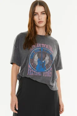 Systemaction Camiseta posicional guitarra gris New