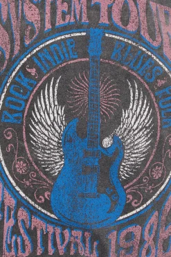 Systemaction Camiseta posicional guitarra gris New