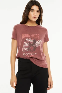 System Action Camiseta posicional moto burdeos New