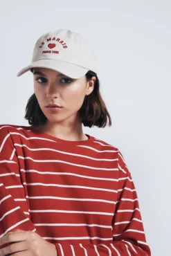 Springfield Camiseta rayas marineras rojo Online