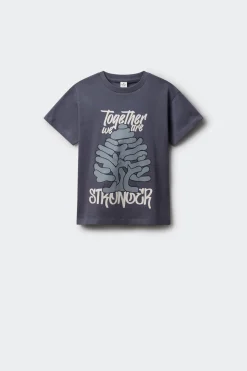 Springfield Kids Camiseta árbol SPF niño azul Discount