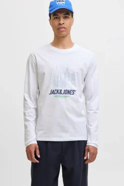 Jack & Jones Camiseta regular fit blanco