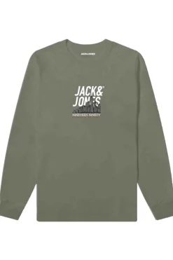 Jack & Jones Camiseta regular fit verde Clearance