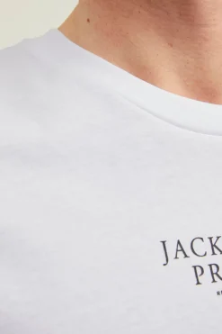 Jack & Jones Camiseta regular fit Blanco Discount
