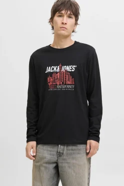 Jack & Jones Camiseta regular fit negro Best