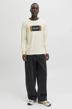 Jack & Jones Camiseta regular fit marfil Best