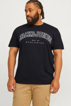 Jack & Jones PLUS Camiseta regular fit PLUS negro Clearance
