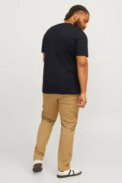 Jack & Jones PLUS Camiseta regular fit PLUS negro Clearance