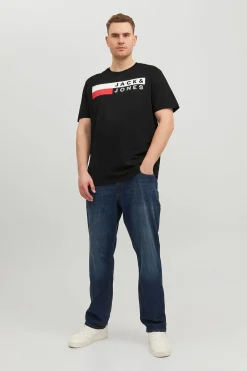 Jack & Jones PLUS Camiseta regular fit PLUS negro Hot