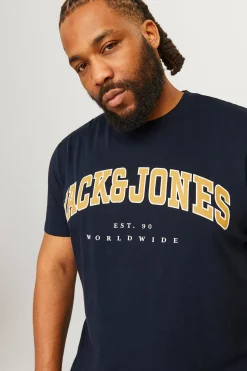 Jack & Jones PLUS Camiseta regular fit PLUS azul Outlet