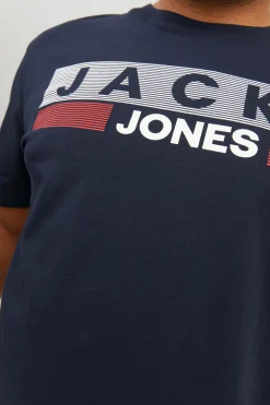 Jack & Jones PLUS Camiseta regular fit PLUS azul Clearance