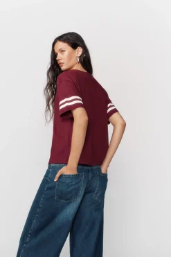 High Spirits Camiseta Rookie burdeos